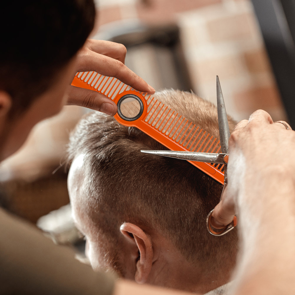 plastic hair cutting comb